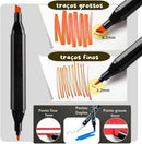 Canetinhas Laváveis (12/24 cores)